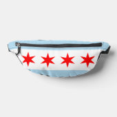 Flagge von Chicago, Illinois Bauchtasche (Ablage )
