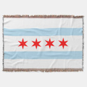 Flagge von Chicago, Illinois Decke (Vorderseite)
