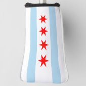 Flagge von Chicago, Illinois Golf Headcover (Rotieren 90)