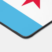 Flagge von Chicago, Illinois Schreibtischunterlage (Ecke)