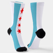 Flagge von Chicago (Illinois) Socken (Gewinkelt)