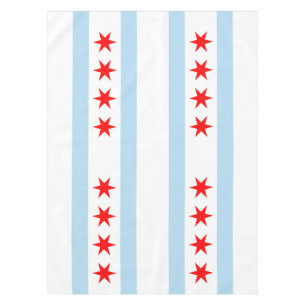 Flagge von Chicago, Illinois Tablecloth Tischdecke