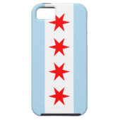 Flagge von Chicago iPhone 5 Case-Mate Tough™ Hülle (Rückseite)