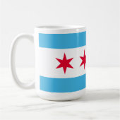 Flagge von Chicago Kaffeetasse (Links)