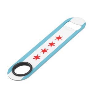 Flagge von Chicago Speed Flaschenöffner
