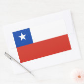 Flagge von Chile Aufkleber (Umschlag)