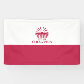 Flagge von Chula Vista (Kalifornien) Banner (Horizontal)