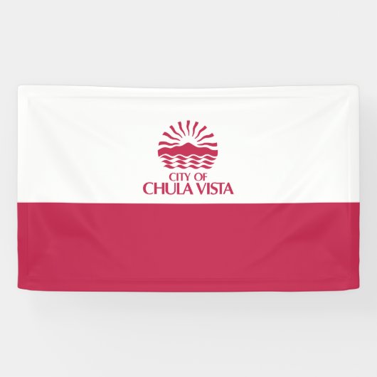 Flagge von Chula Vista (Kalifornien) Banner (Horizontal)