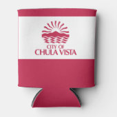Flagge von Chula Vista, Kalifornien Dosenkühler (Vorderseite)