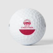 Flagge von Chula Vista, Kalifornien Golfball (Vorderseite)