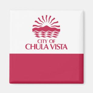 Flagge von Chula Vista (Kalifornien) Magnet