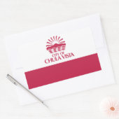 Flagge von Chula Vista, Kalifornien Rechteckiger Aufkleber (Umschlag)