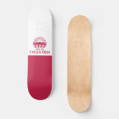 Flagge von Chula Vista (Kalifornien) Skateboard (Vorderseite)