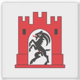 Flagge von Chur, Schweiz Aufkleber