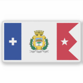 Flagge von Cienfuegos, Kuba Aufkleber