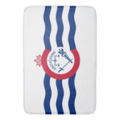 Flagge von Cincinnati (Ohio) Badematte (Vorderseite Vertikal)