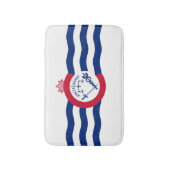 Flagge von Cincinnati, Ohio Badezimmermatte Badematte (Vorderseite Vertikal)