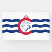 Flagge von Cincinnati (Ohio) Banner (Horizontal)