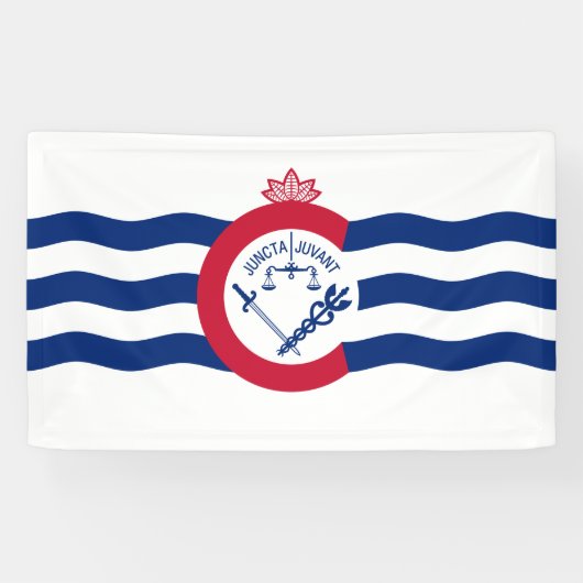 Flagge von Cincinnati (Ohio) Banner (Horizontal)