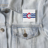 Flagge von Cincinnati (Ohio) Button (Beispiel)