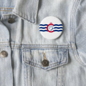 Flagge von Cincinnati (Ohio) Button (Beispiel)