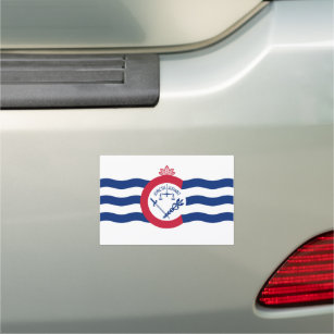 Flagge von Cincinnati, Ohio Car Magnet