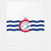 Flagge von Cincinnati, Ohio Fleecedecke (Vorderseite)