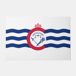 Flagge von Cincinnati (Ohio) Fußmatte