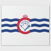 Flagge von Cincinnati (Ohio) Geschenkpapier (Flach)