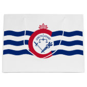 Flagge von Cincinnati, Ohio Große Geschenktasche Geschenktüte (Vorderseite)