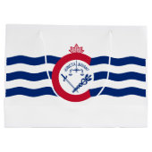 Flagge von Cincinnati (Ohio) Große Geschenktüte (Rückseite)