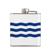 Flagge von Cincinnati, Ohio Hip Flask Flachmann (Rückseite)