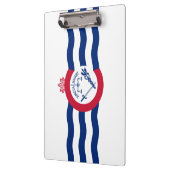 Flagge von Cincinnati (Ohio) Klemmbrett (Links)
