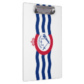 Flagge von Cincinnati (Ohio) Klemmbrett (Rechts)