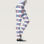 Flagge von Cincinnati, Ohio Leggings (Rechts)