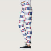 Flagge von Cincinnati, Ohio Leggings (Links)