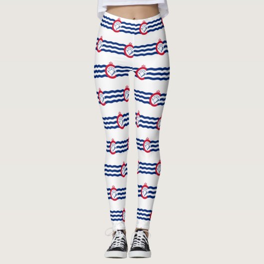 Flagge von Cincinnati, Ohio Leggings (Vorderseite)