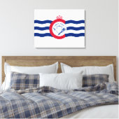 Flagge von Cincinnati (Ohio) Leinwanddruck (Insitu (Schlafzimmer))