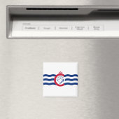 Flagge von Cincinnati (Ohio) Magnet (In Situ (Geschirrspüler))