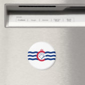 Flagge von Cincinnati (Ohio) Magnet (In Situ (Geschirrspüler))