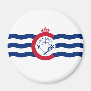 Flagge von Cincinnati (Ohio) Magnet