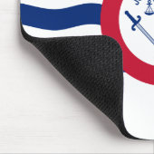 Flagge von Cincinnati, Ohio Mauspad (Ecke)