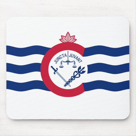 Flagge von Cincinnati, Ohio Mauspad (Vorne)