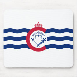 Flagge von Cincinnati (Ohio) Mousepad
