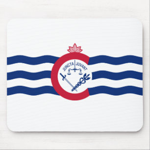 Flagge von Cincinnati (Ohio) Mousepad