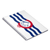 Flagge von Cincinnati (Ohio) Notizblock (Rechte Seite)