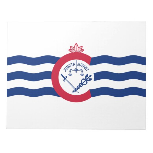 Flagge von Cincinnati (Ohio) Notizblock (Vorderseite)