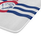 Flagge von Cincinnati (Ohio) Schneidebrett (Ecke)