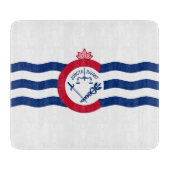Flagge von Cincinnati (Ohio) Schneidebrett (Vorderseite)
