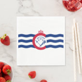 Flagge von Cincinnati (Ohio) Serviette (Beispiel)